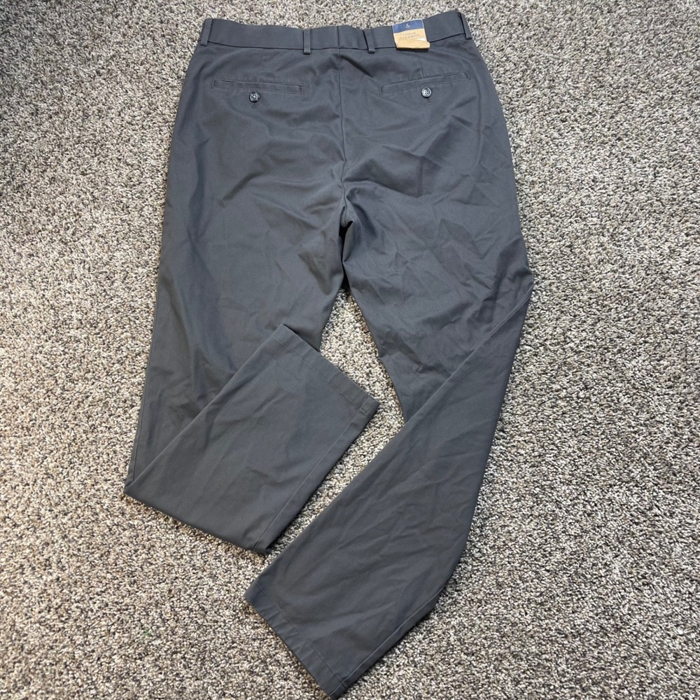 Charles Tyrwhitt Dark Charcoal Gray Chinos - Picture 3 of 8